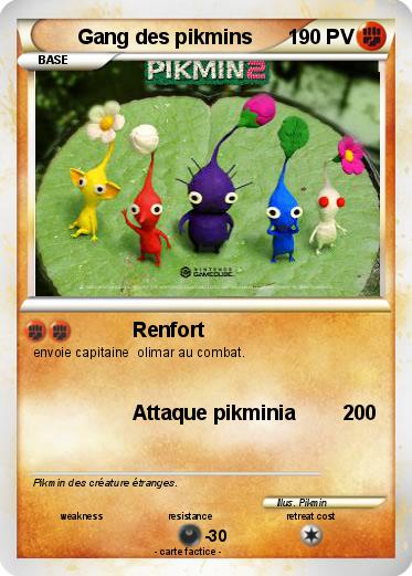 Pokemon Gang des pikmins