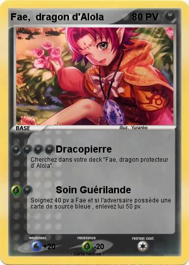 Pokemon Fae,  dragon d'Alola