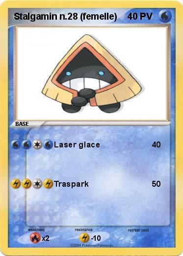 Pokemon Stalgamin n.28 (femelle)