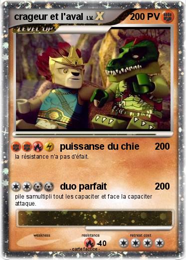 Pokemon crageur et l'aval
