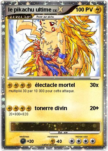 Pokemon le pikachu ultime