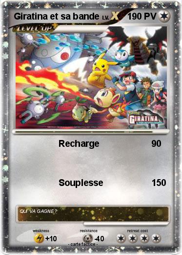 Pokemon Giratina et sa bande