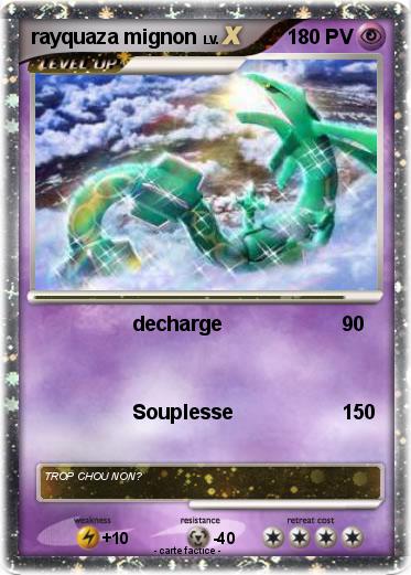 Pokemon rayquaza mignon