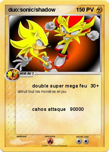 Pokemon duo:sonic/shadow