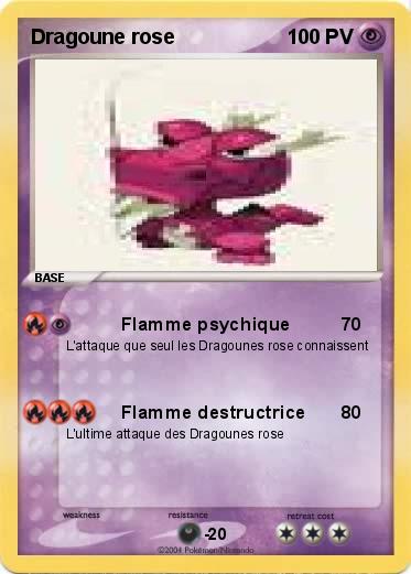 Pokemon Dragoune rose