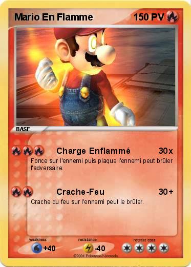 Pokemon Mario En Flamme