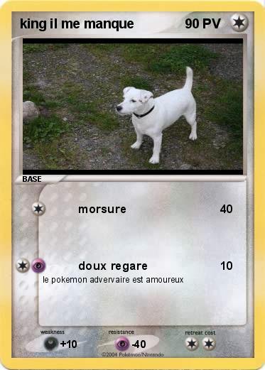 Pokemon king il me manque