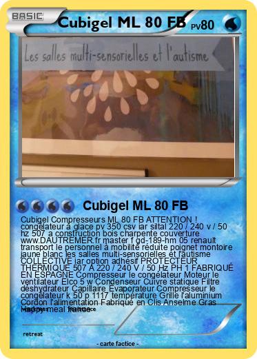 Pokemon Cubigel ML 80 FB