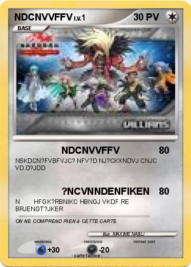 Pokemon NDCNVVFFV