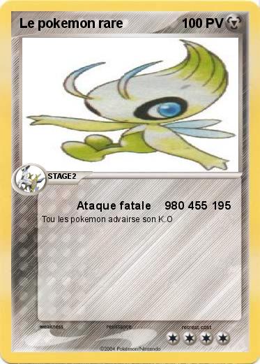Pokemon Le pokemon rare