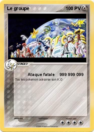Pokemon Le groupe