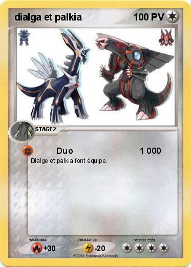 Pokemon dialga et palkia