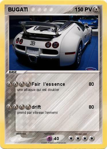 Pokemon BUGATI 