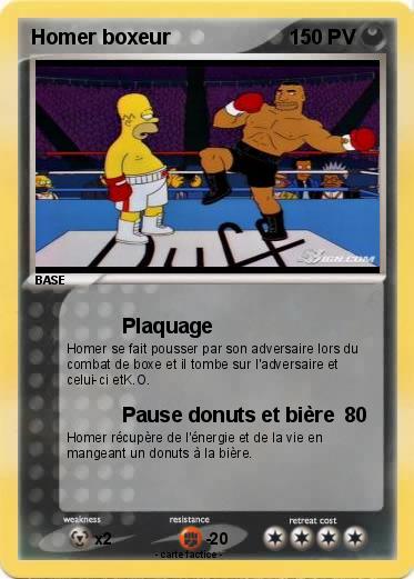 Pokemon Homer boxeur