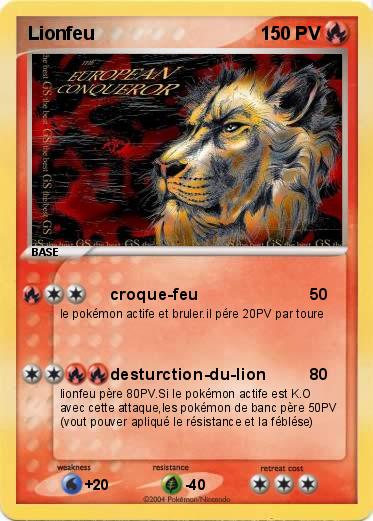 Pokemon Lionfeu                             