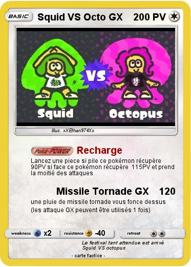 Pokemon Squid VS Octo GX