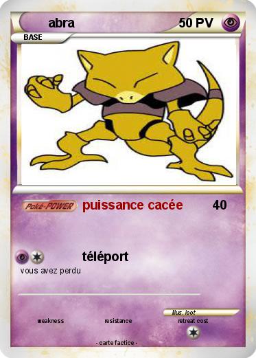 Pokemon abra