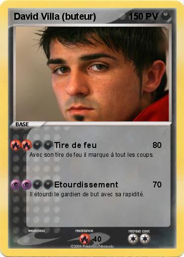 Pokemon David Villa (buteur)