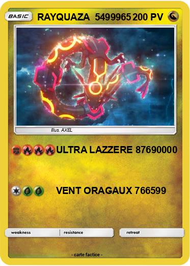 Pokemon RAYQUAZA  5499965