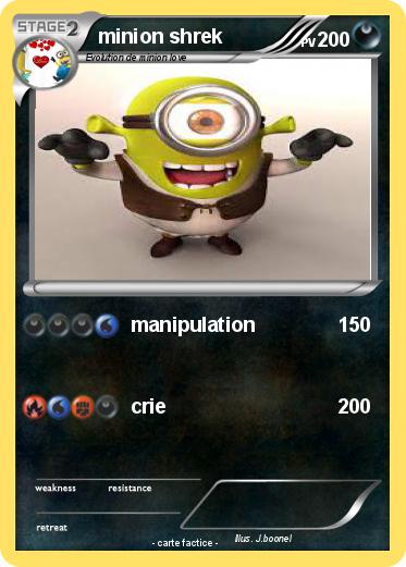 Pokemon minion shrek
