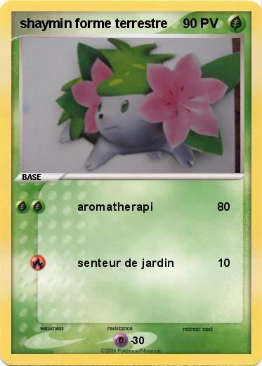 Pokemon shaymin forme terrestre