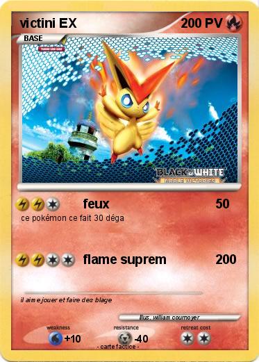 Pokemon victini EX