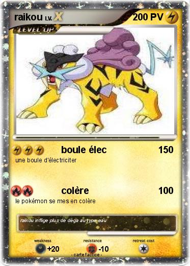 Pokemon raikou