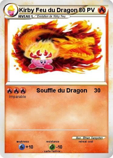 Pokemon Kirby Feu du Dragon
