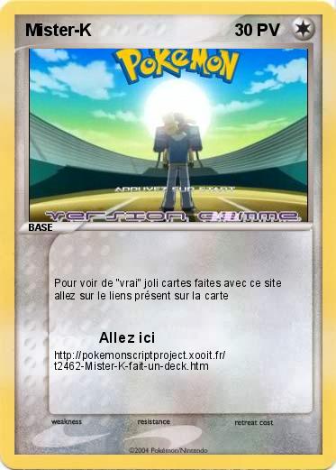 Pokemon Mister-K