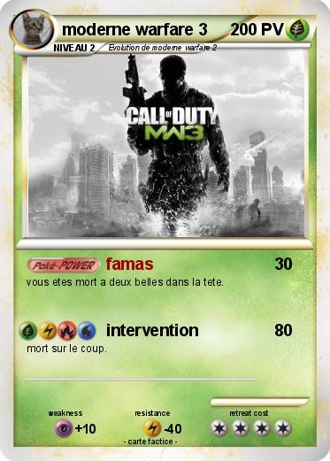 Pokemon moderne warfare 3