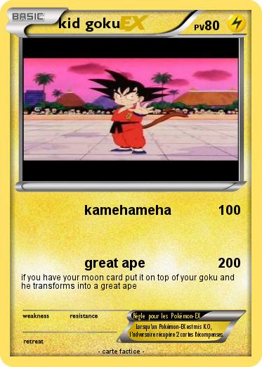 Pokemon kid goku