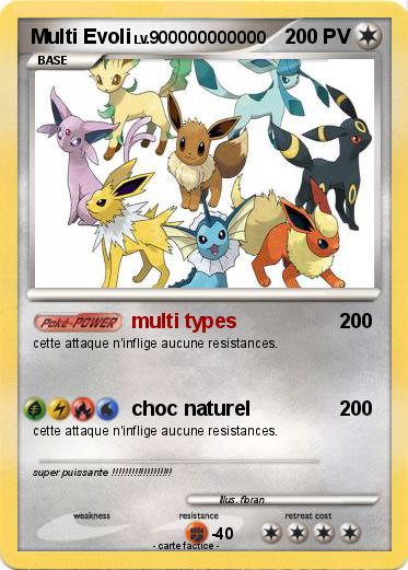 Pokemon Multi Evoli