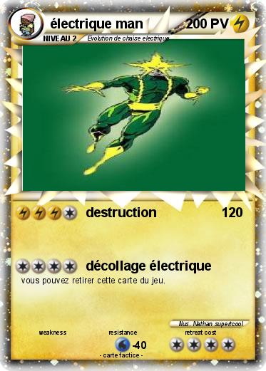 Pokemon électrique man