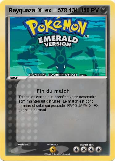 Pokemon Rayquaza  X  ex    578 134