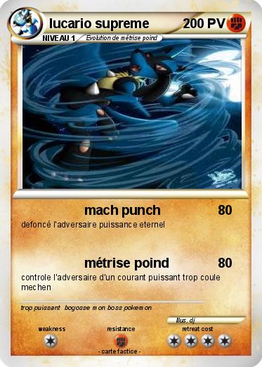 Pokemon lucario supreme