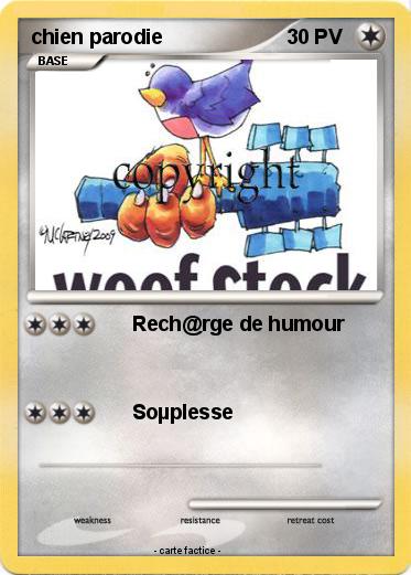 Pokemon chien parodie