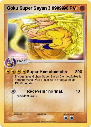 Pokemon Goku Super Sayan 3 99999