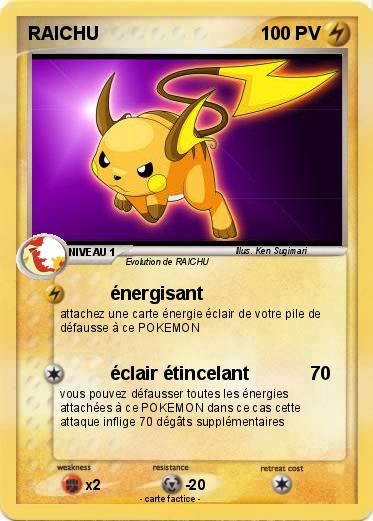 Pokemon RAICHU