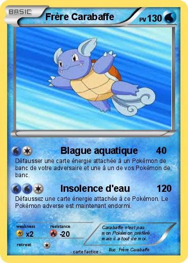 Pokemon Frère Carabaffe
