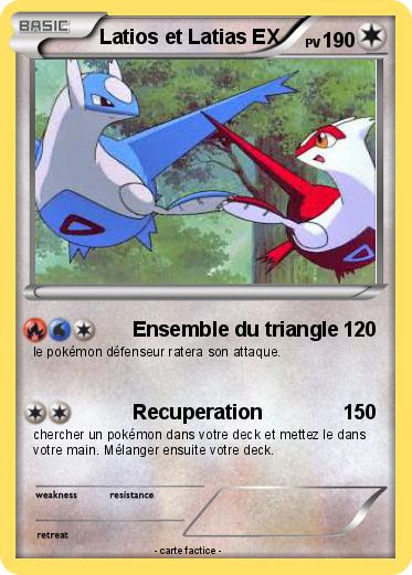 Pokemon Latios et Latias EX