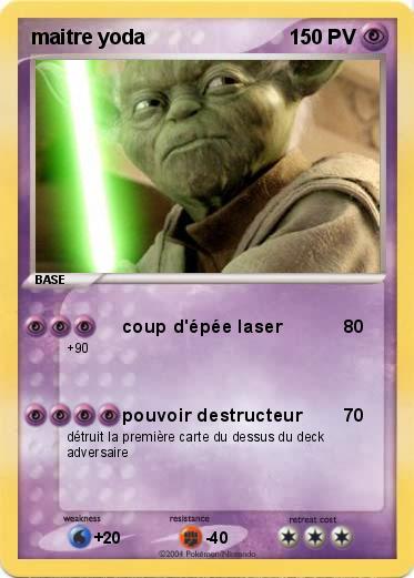 Pokemon maitre yoda