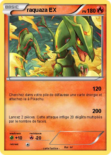 Pokemon raquaza EX