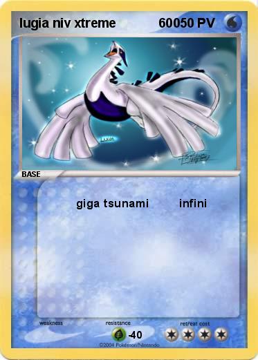Pokemon lugia niv xtreme            600