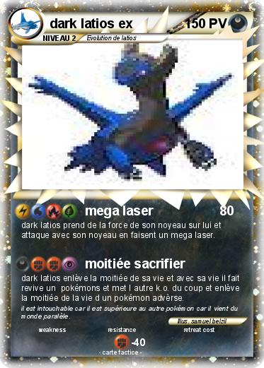 Pokemon dark latios ex