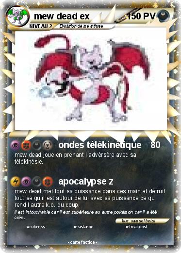 Pokemon mew dead ex
