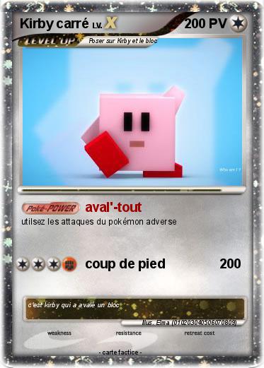 Pokemon Kirby carré