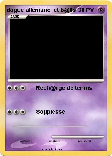 Pokemon dogue allemand  et b@lls