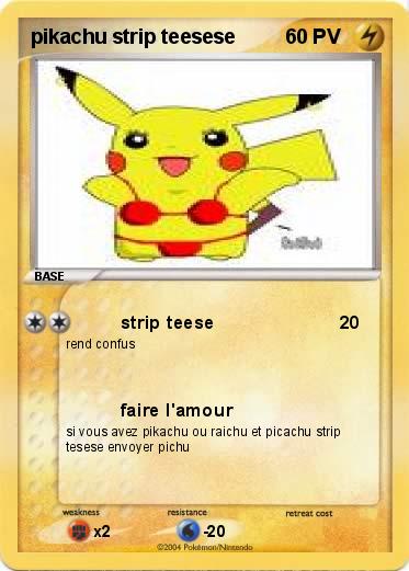 Pokemon pikachu strip teesese