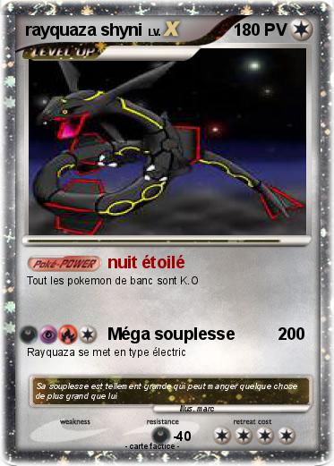 Pokemon rayquaza shyni