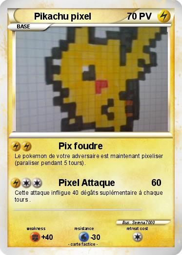Pokemon Pikachu pixel